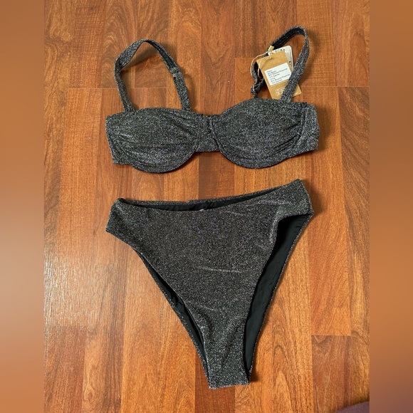 NWT Sparkly Lurex Bikini - Picture 2 of 8